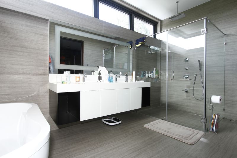 Modern Bathroom with Large Shower